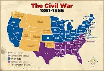 civil war between causes revolution battles north state south states american union were long difference political conflict alabama map america